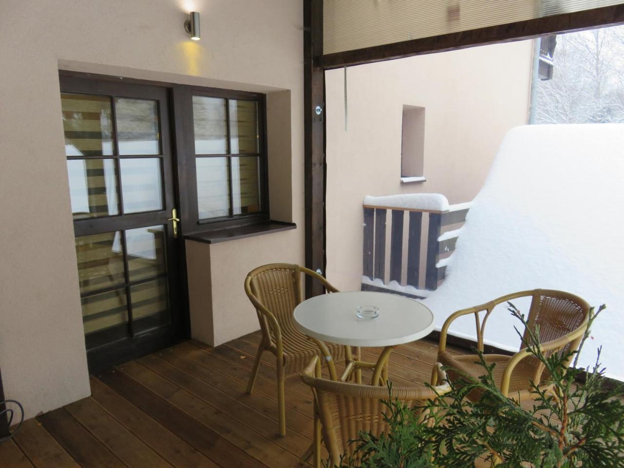 Pension Aura Spicak, Nektere Pokoje Se Saunou Zelezna Ruda Exterior photo